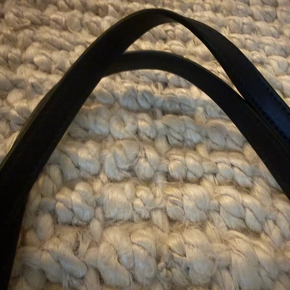 Coach Zip Top Navy Tote Bag with Snowman Print - Picture 6 of 8